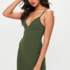 Женское платье Missguided DE916086 40 Хаки (5057631004650)