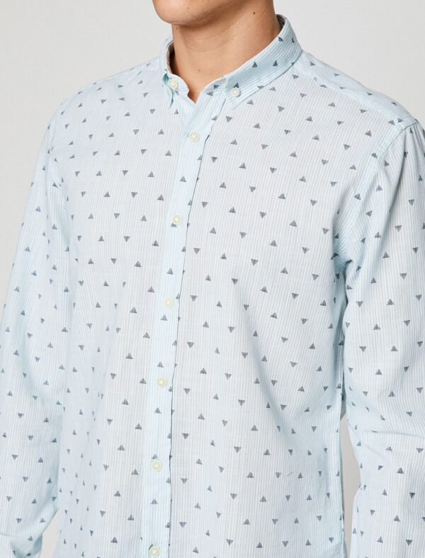 Рубашка Koton M Светло-бирюзовый (8YAM61025LW06C2)