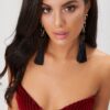 Женское платье PrettyLittleThing CLU6234/8 40 Бордовый (5057657611009)