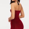 Женское платье PrettyLittleThing CLU6234/8 40 Бордовый (5057657611009)
