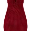 Женское платье PrettyLittleThing CLU6234/8 40 Бордовый (5057657611009)