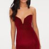 Жіноча сукня бордова PrettyLittleThing CLU6234/8 40