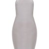 Женское платье PrettyLittleThing CLT7278/135 42 Серый (5057657119581)
