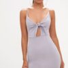 Сукня PrettyLittleThing CLT8284/135 16 Сірий (5057657156685)