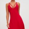 Женское платье PrettyLittleThing CLT7157/37 32 Красный (5057305985148)