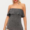 Платье PrettyLittleThing CLU4263/38 44 Серый (5057657439009)