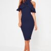 Жіноча сукня Missguided 10096870 34 Темно-синій (2000976035837)